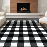 Warm Inviting Rustic Check Design(Black)