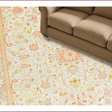 Ultra Soft Area Rug, Non Slip, Stain Resistant, Washable Area Rugs for Living Room, Bedroom, Chic Neutral Retro Aesthetic(Ivory)