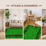 Ultra Soft Area Rug, Non Slip, Stain Resistant, Washable Area Rugs for Living Room, Bedroom, Youthful Exotic Animal Pattern Appeal(Green)