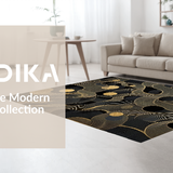 Sleek Minimalist Textured Accent(Black)