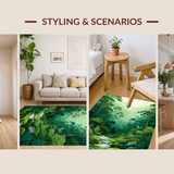 Elegant Abstract Forest Green(Green)