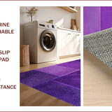 Ultra Soft Area Rug, Non Slip, Stain Resistant, Washable Area Rugs for Living Room, Bedroom, Non-Slip Contemporary Classroom Area Rug(Purple)