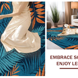 Lively Vintage Floral Composition(Blue)