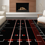 Eye Catching Monochrome Speedway Design(Black)