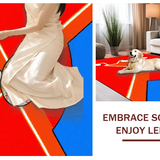 Lively Artistic Sports Imagery(Red)