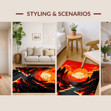 Energetic Abstract Heatwave Design(Red)