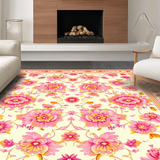 Charming Pink Textual Motif(Ivory)