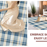 Coastal Chic Plaid Aesthetic(Beige)