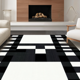 Charming Reversible Rustic Plaid Arrangement(Black)