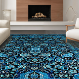 Luxurious Distressed Ogee(Blue)