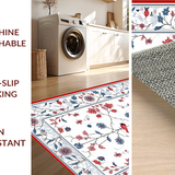 Vibrant Seasonal Feathered Design(White)
