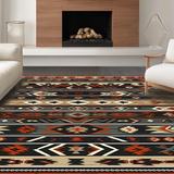 Contemporary Geometric Tiled Arrangement(Black)