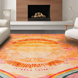 Radiant Sunburst Circular Aesthetic(Gold)