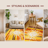 Bright Coastal Inspired Round Artwork(Yellow)