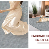 Ultra Soft Area Rug, Non Slip, Stain Resistant, Washable Area Rugs for Living Room, Bedroom, Western Aesthetic Throw Rug(Gray)