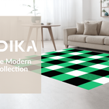 Chic Rustic Checkered Aesthetic(Green)