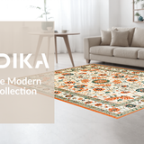 Neutral Earthy Botanical Motif(Beige)