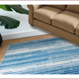 Ultra Soft Area Rug, Non Slip, Stain Resistant, Washable Area Rugs for Living Room, Bedroom, Shaggy Cozy Earthy Tones Ensemble(Blue)