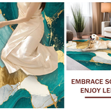 Luxurious Abstract Gold Swirl(Green)