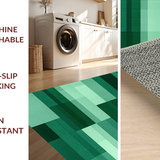 Vibrant Toned Abstract Stripes(Green)