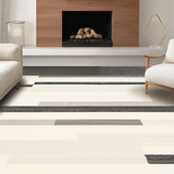 Ultra Soft Area Rug, Non Slip, Stain Resistant, Washable Area Rugs for Living Room, Bedroom, Chic Modern Arch Geometry(Gray)