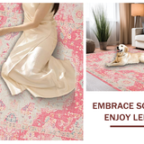 Charming Retro Medallion Accent(Pink)