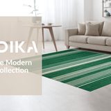 Trendy Layered Abstract Composition(Green)