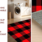 Whimsical Plaid Design Element(Red)