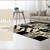 Contrasting Striped Okapi Motif(Beige)