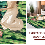 Artistic Green and Pink Botanical Fusion(Green)