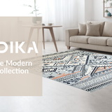 Luxe Symmetrical Medallion Style(Gray)