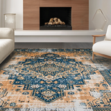 Chic Earthy Geometric Arrangement(Blue)