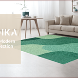 Ultra Soft Area Rug, Non Slip, Stain Resistant, Washable Area Rugs for Living Room, Bedroom, Modern Sage Green Living Room Abstract Rug(Green)