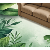Ultra Soft Area Rug, Non Slip, Stain Resistant, Washable Area Rugs for Living Room, Bedroom, Indoor Outdoor Jungle Porch Stain-Resistant Throw Rug(Green)