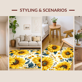 Trendy Yellow Floral Harmony(Yellow)