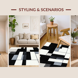 Contemporary Minimalist Lattice Design(Black)