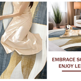 Chic Minimalist Grey Gold Design(Gray)