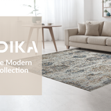 Luxurious Earth Tone Medallion Design(Gray)