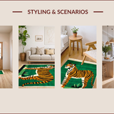 Ethnic Tiger Print Aesthetic(Green)