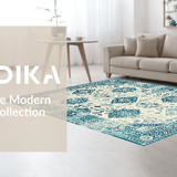 Charming Earthy Floral Embellishments(Blue)
