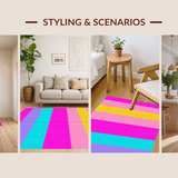 Charming Pastel Plush Decor Accent(Pink)