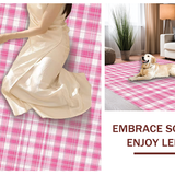 Chic Pastel Checkerboard Elegance(Pink)