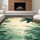 Elegant Earthy Leafy Motif(Green)