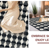 Chic High Contrast Lattice Design(Beige)