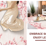 Dreamy Pale Pink Contemporary Flair(Pink)