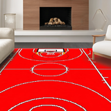 Eye Catching Court Layout Art(Red)
