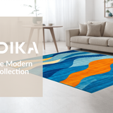 Vibrant Colorful Symmetrical Design(Blue)