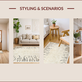 Ultra Soft Area Rug, Non Slip, Stain Resistant, Washable Area Rugs for Living Room, Bedroom, Fawn Animal Print(Beige)