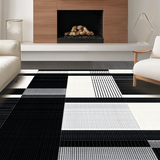 Artistic Abstract Black and White(Black)