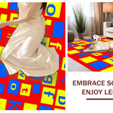 Vibrant Educational Alphabet Design(Blue)